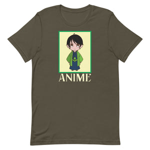 Anime (boy in green jacket)