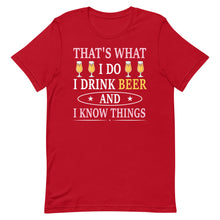 将图片加载到图库查看器，That&#39;s What I Do I Drink Beer And I Know Things
