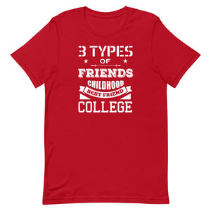 3 Types Of Friends - Childhood - Best Friend - College